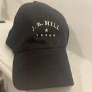 Jb Hill Texas Baseball Hat Cap Lid Fitted Small Medium Black